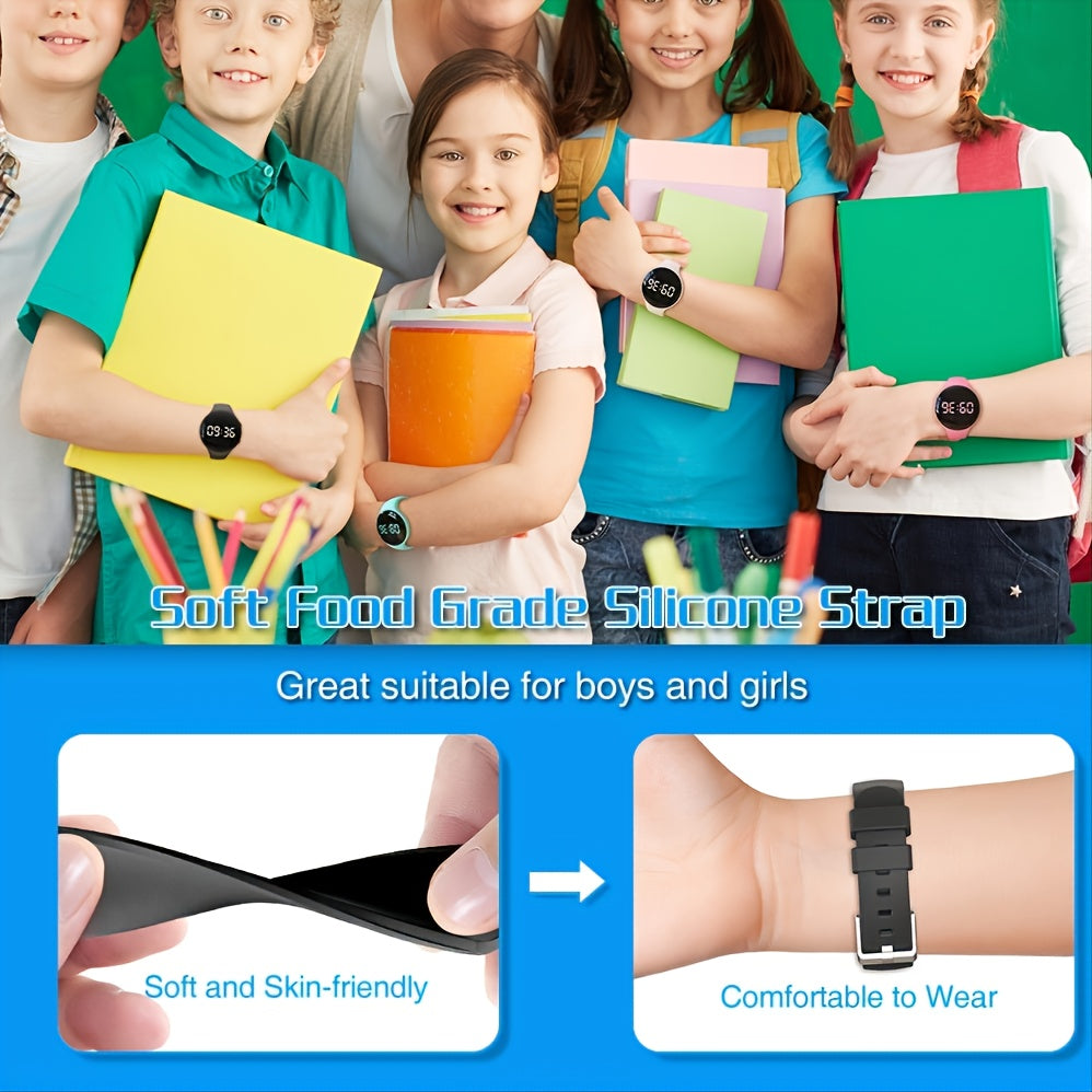 Kinderuhr mit leisem Vibrationsalarm & Touch-LED-Display – Bild 12