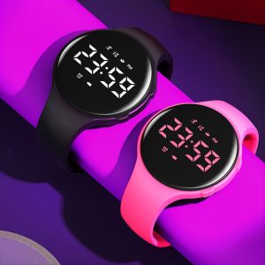 Kinderuhr mit leisem Vibrationsalarm & Touch-LED-Display