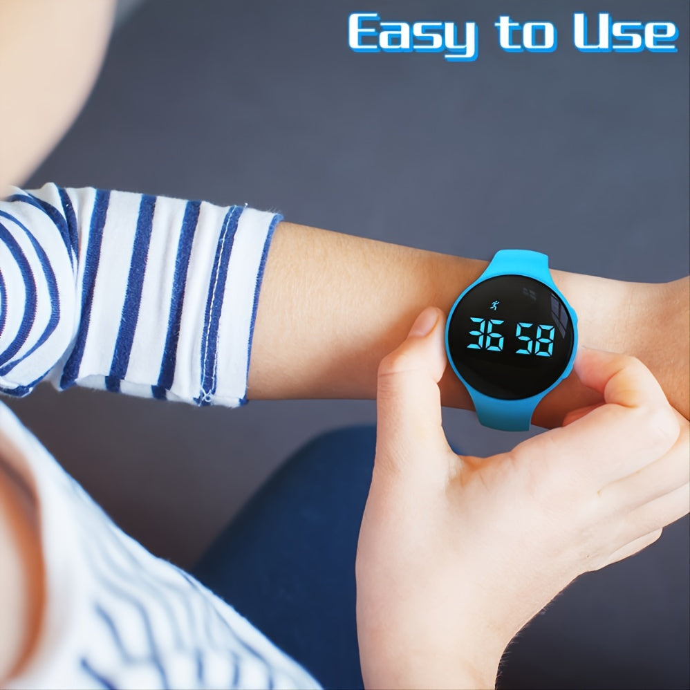 Kinderuhr mit leisem Vibrationsalarm & Touch-LED-Display – Bild 5