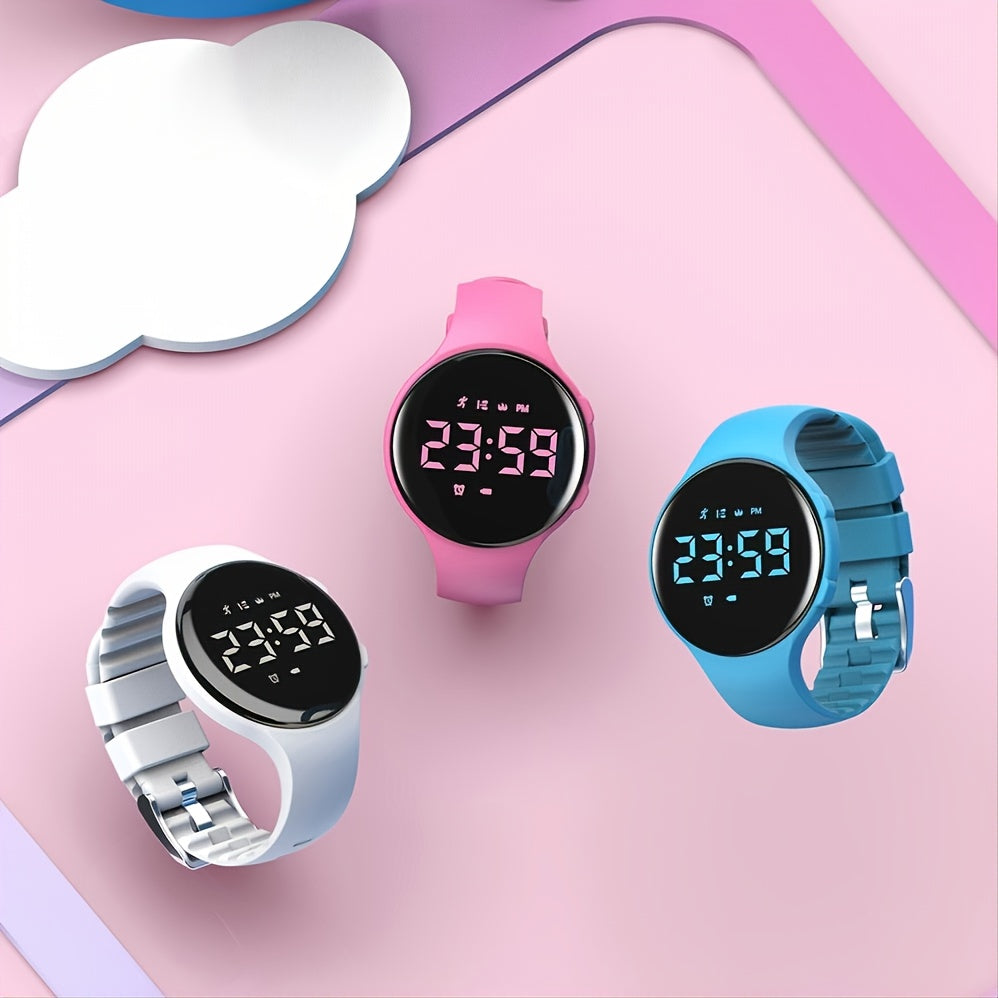 Kinderuhr mit leisem Vibrationsalarm & Touch-LED-Display – Bild 6