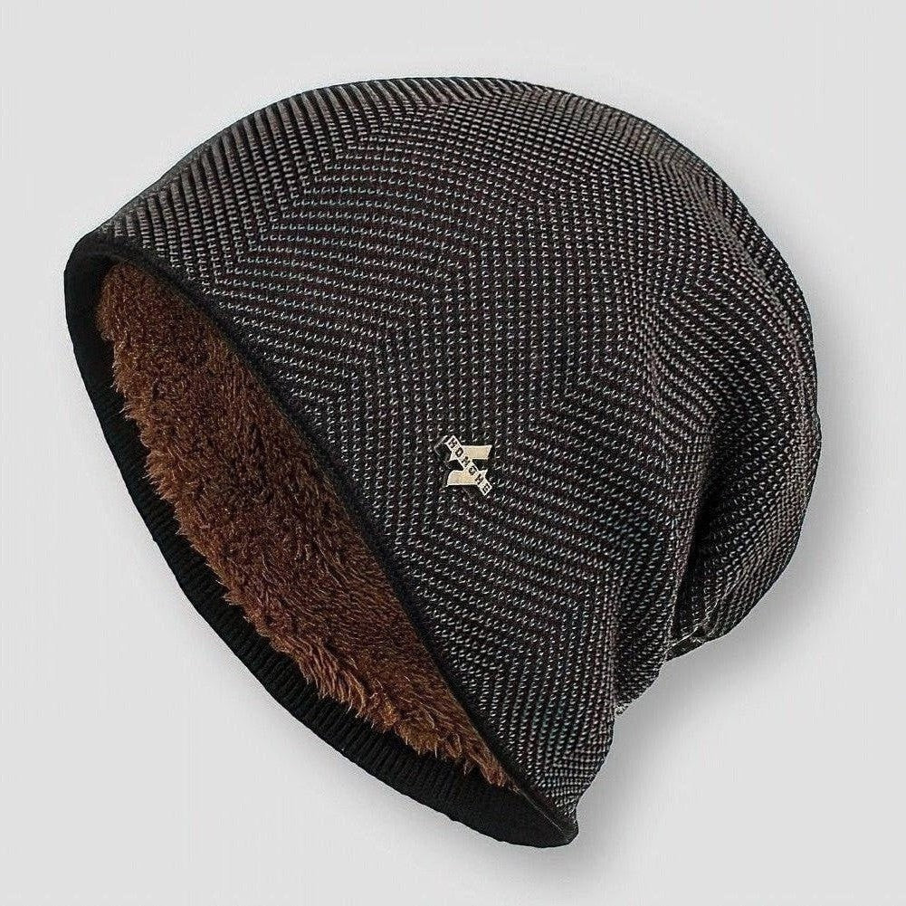 Herren Mütze mit Ohrenschutz lässige Passform 52-62cm – Bild 2