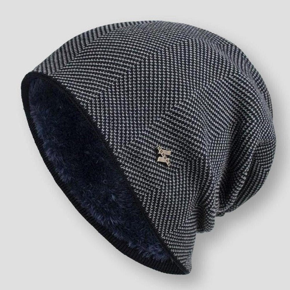Herren Mütze mit Ohrenschutz lässige Passform 52-62cm – Bild 4