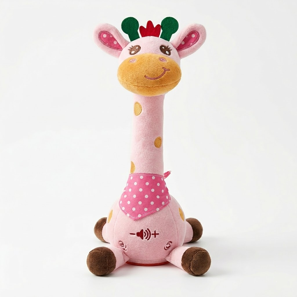 Plüschtier Giraffe singend sprechend babyfreundlich – Bild 3
