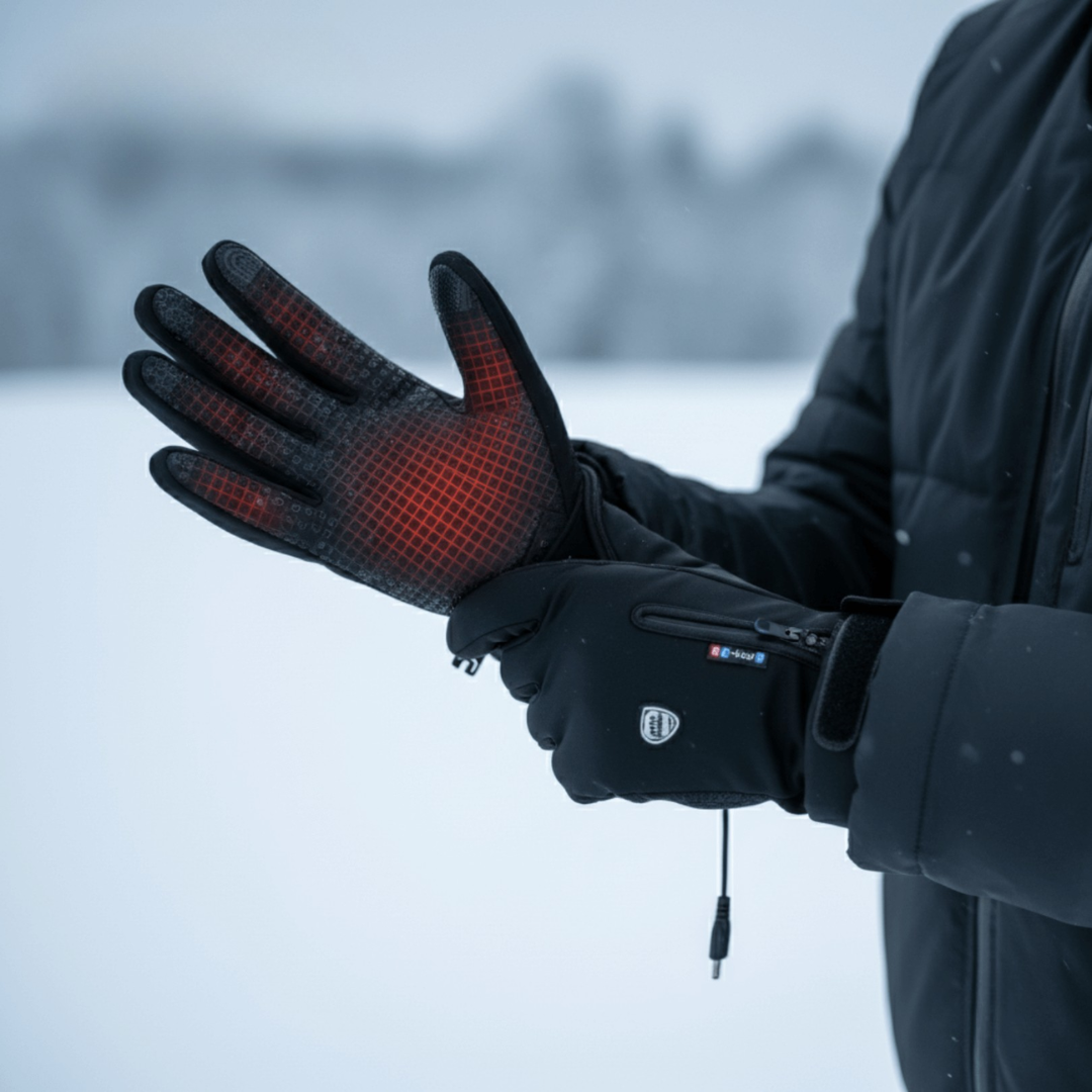 Beheizte Handschuhe – Winddicht, Wasserabweisend, Touchscreen-fähig – Bild 5