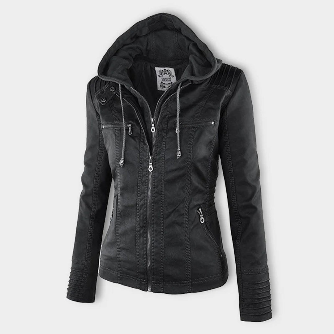 Damen Jacke mit abnehmbarer Kapuze, leicht isoliert – Bild 10