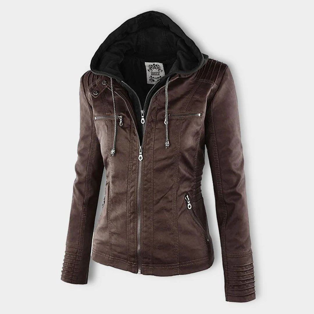 Damen Jacke mit abnehmbarer Kapuze, leicht isoliert – Bild 13