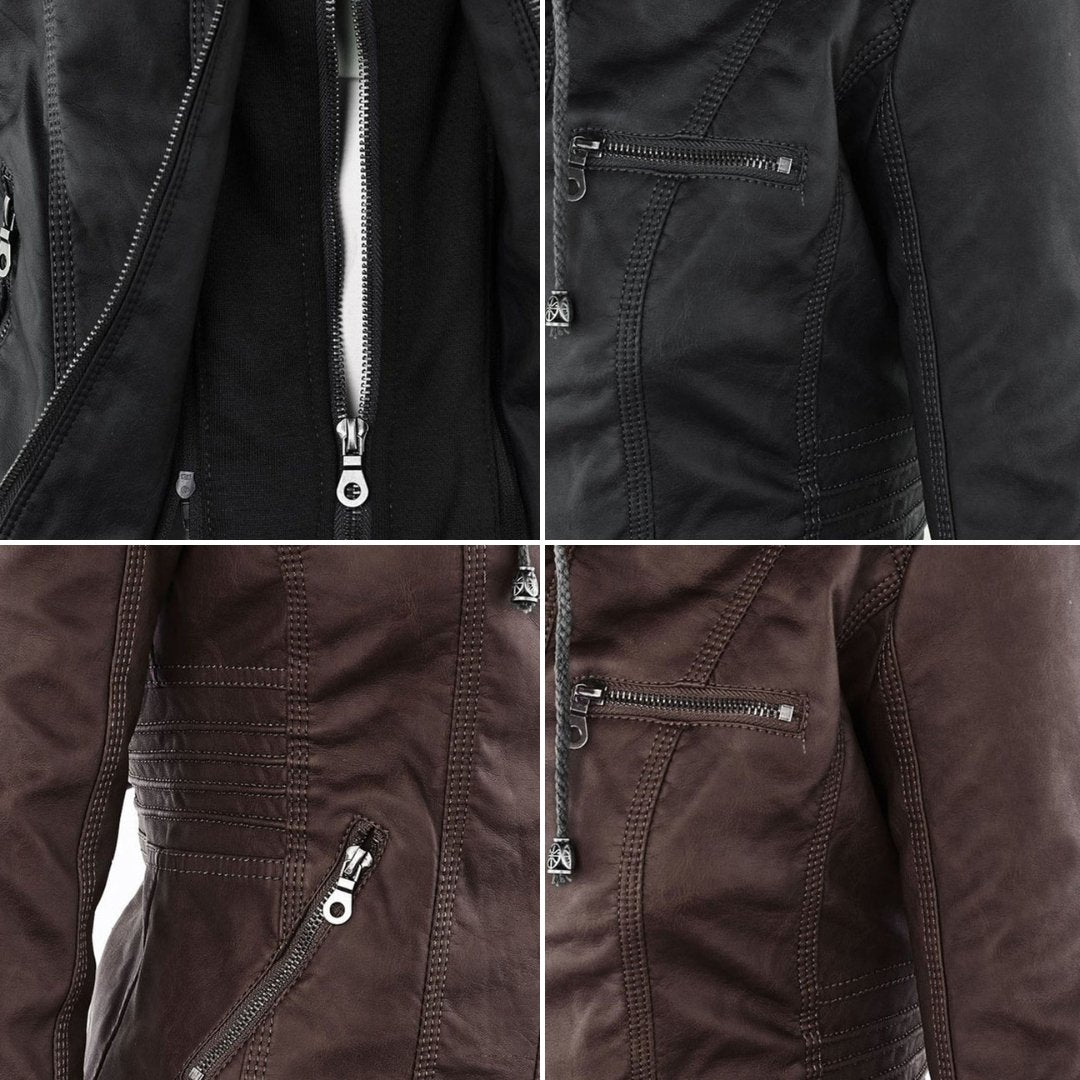 Damen Jacke mit abnehmbarer Kapuze, leicht isoliert – Bild 23