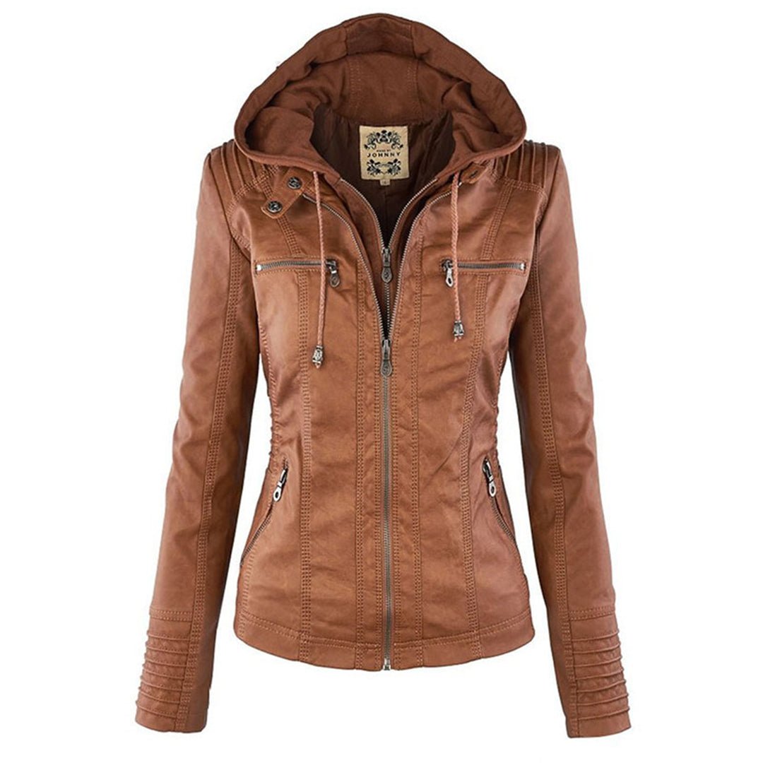 Damen Jacke mit abnehmbarer Kapuze, leicht isoliert – Bild 4