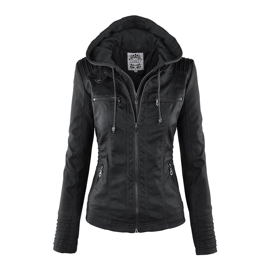 Damen Jacke mit abnehmbarer Kapuze, leicht isoliert – Bild 5