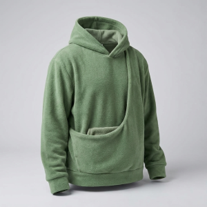 Kapuzenpullover mit Tier-Tragetasche und herausnehmbarem Futter