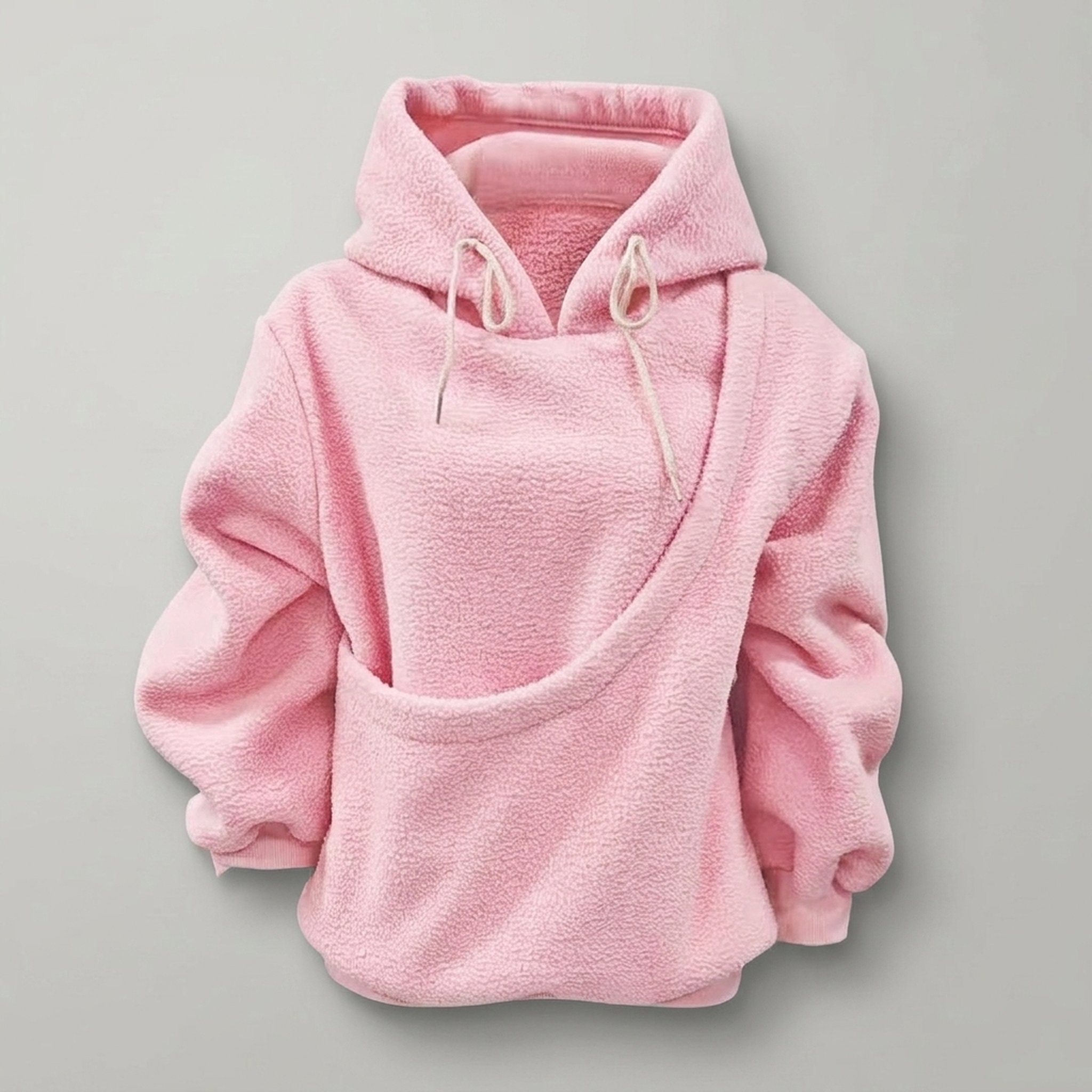 Kapuzenpullover mit Tier-Tragetasche und herausnehmbarem Futter – Bild 3