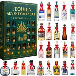 Adventskalender Tequila-Design 24 Sammlerflaschen Deko