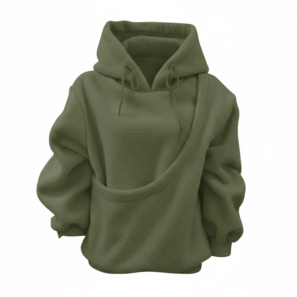 Kapuzenpullover mit Tier-Tragetasche und herausnehmbarem Futter – Bild 26