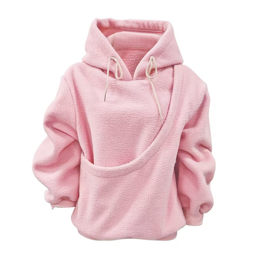 Kapuzenpullover mit Tier-Tragetasche und herausnehmbarem Futter – Bild 22