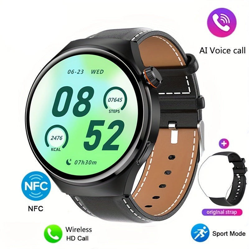 Smartwatch Herren mit NFC, GPS und Herzfrequenzmesser – Bild 3