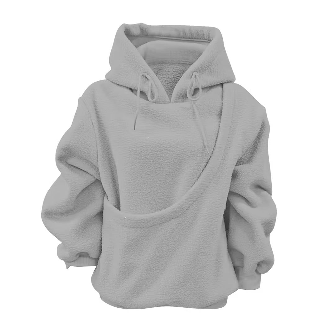 Kapuzenpullover mit Tier-Tragetasche und herausnehmbarem Futter – Bild 24