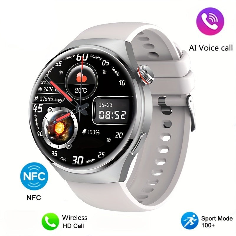 Smartwatch Herren mit NFC, GPS und Herzfrequenzmesser – Bild 2