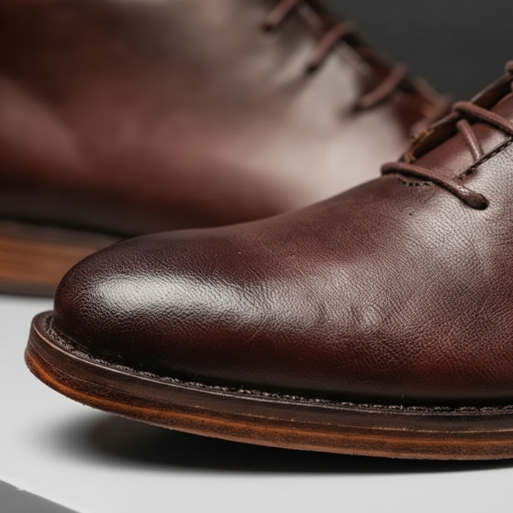 Herren Schnürstiefel knöchelhoch mit runder Spitze – Bild 5