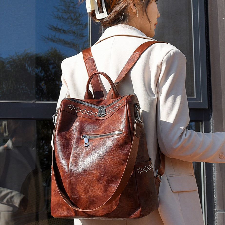 Damen Rucksack wandlungsfähig mit mehreren Fächern – Bild 6