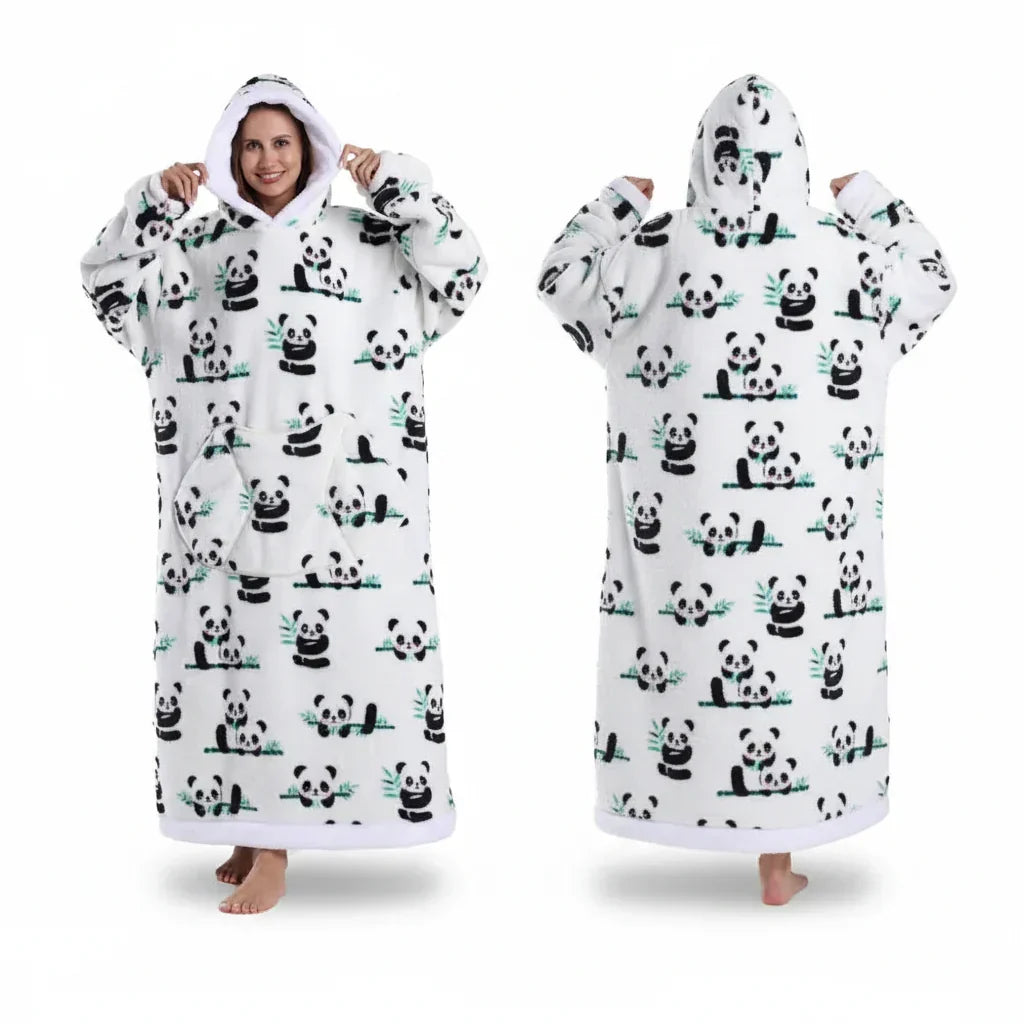 Kuschelhoodie Halloween Doppellagig Sherpa Flanell – Bild 22