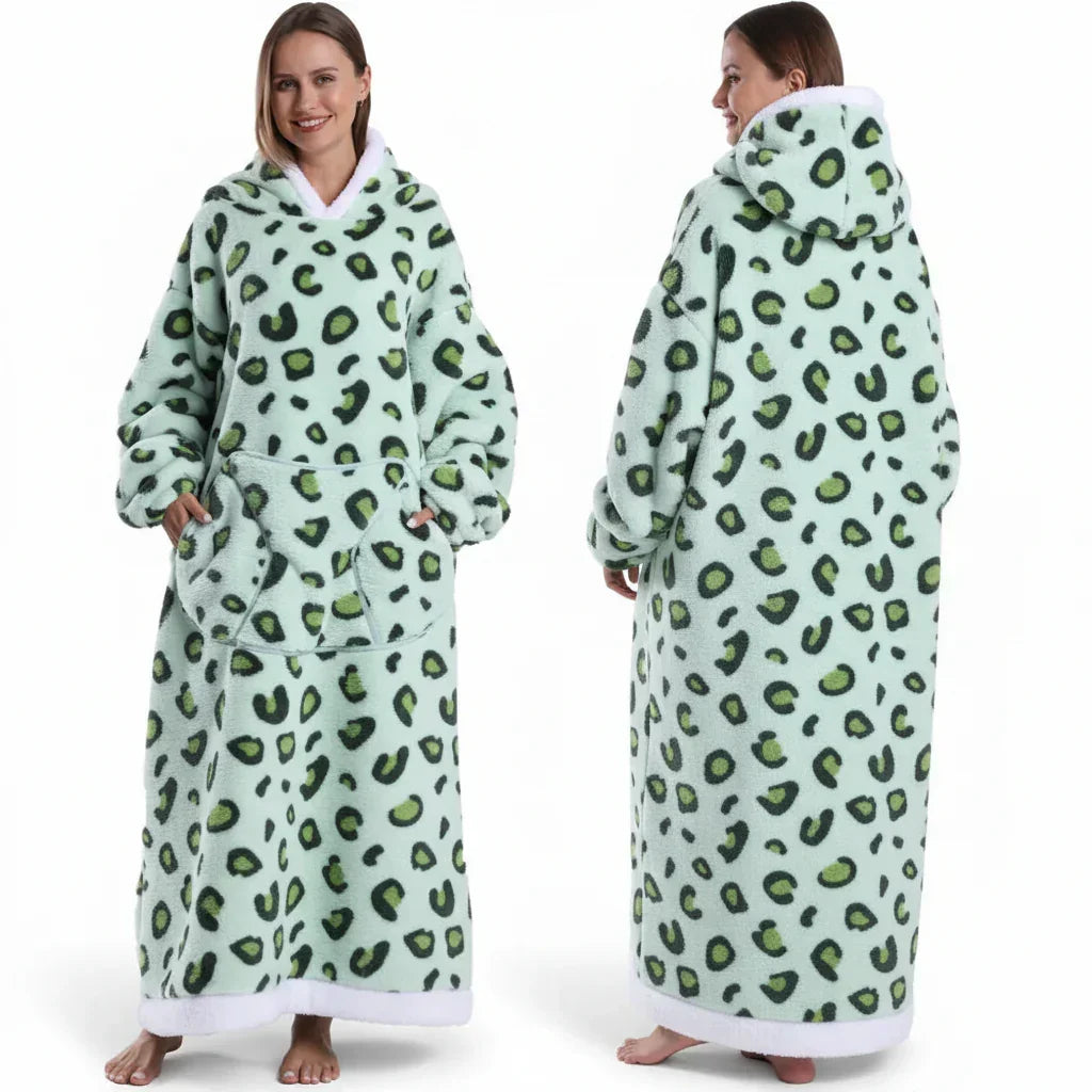 Kuschelhoodie Halloween Doppellagig Sherpa Flanell – Bild 8