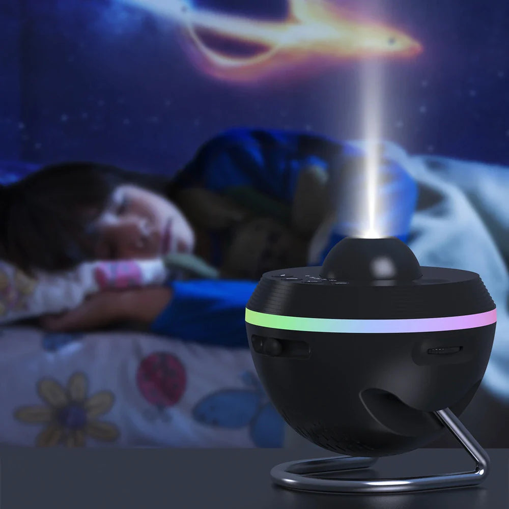 Projektionslampe Sternenhimmel RGB-LED mit Timer & Fernbedienung – Bild 7