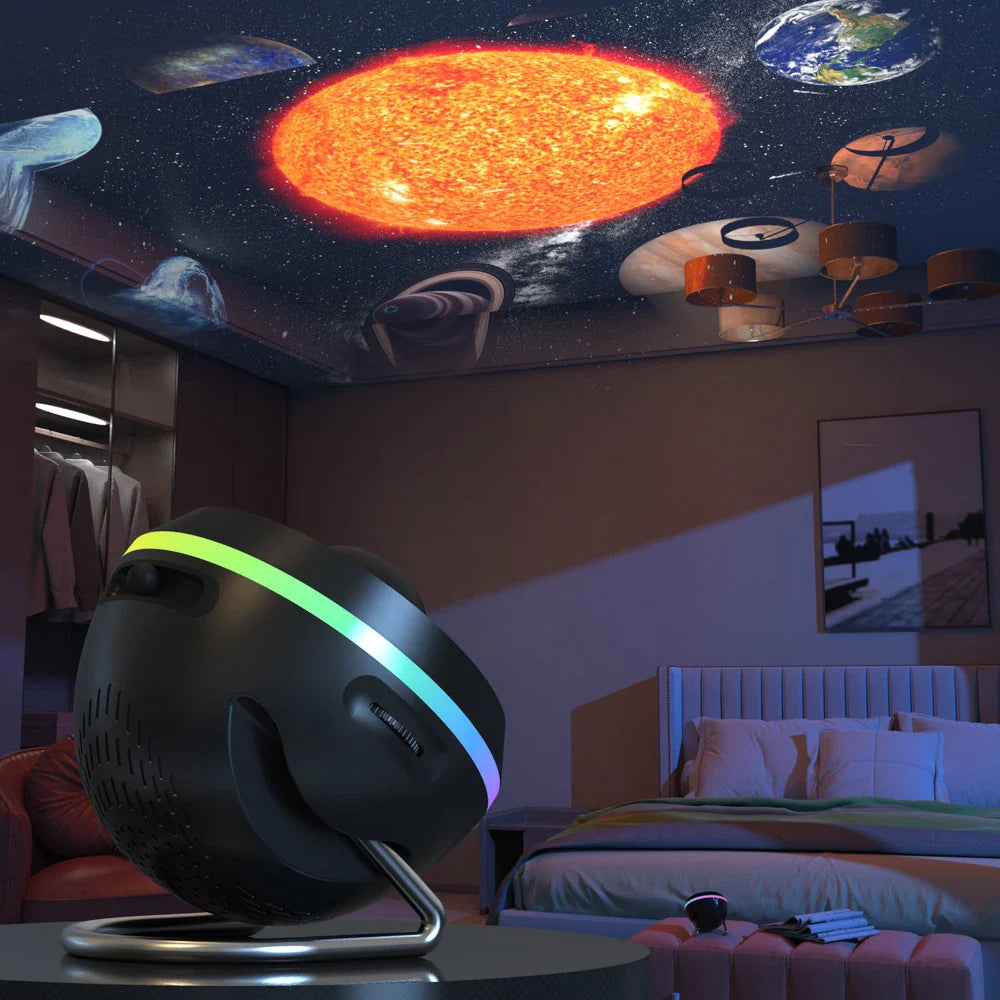 Projektionslampe Sternenhimmel RGB-LED mit Timer & Fernbedienung – Bild 4