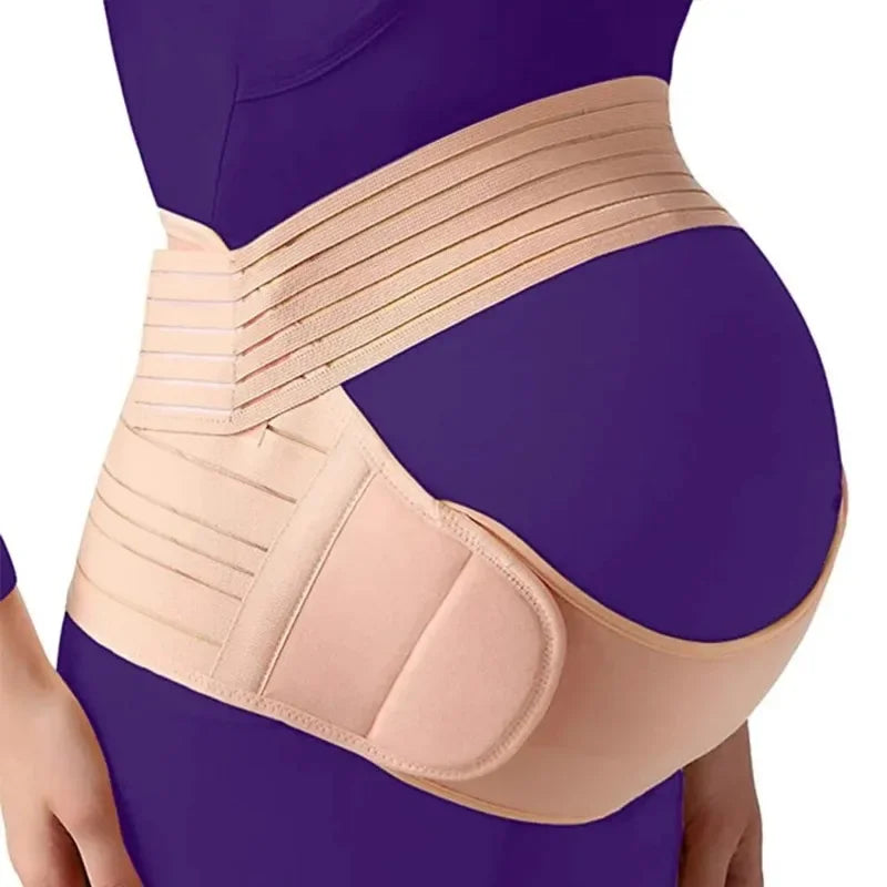 Schwangerschaftsband 3-in-1: Elastisch, verstellbar, S-XXL – Bild 2