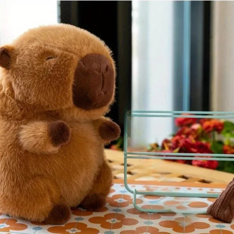 Capybara Kuscheltier Plüschtier realistisch & weich – Bild 6