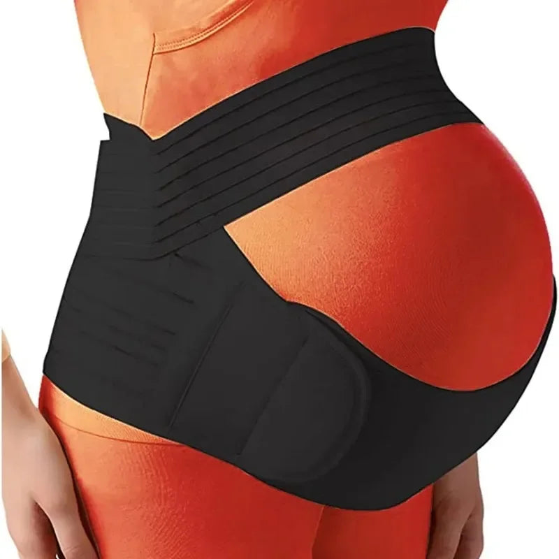 Schwangerschaftsband 3-in-1: Elastisch, verstellbar, S-XXL – Bild 3