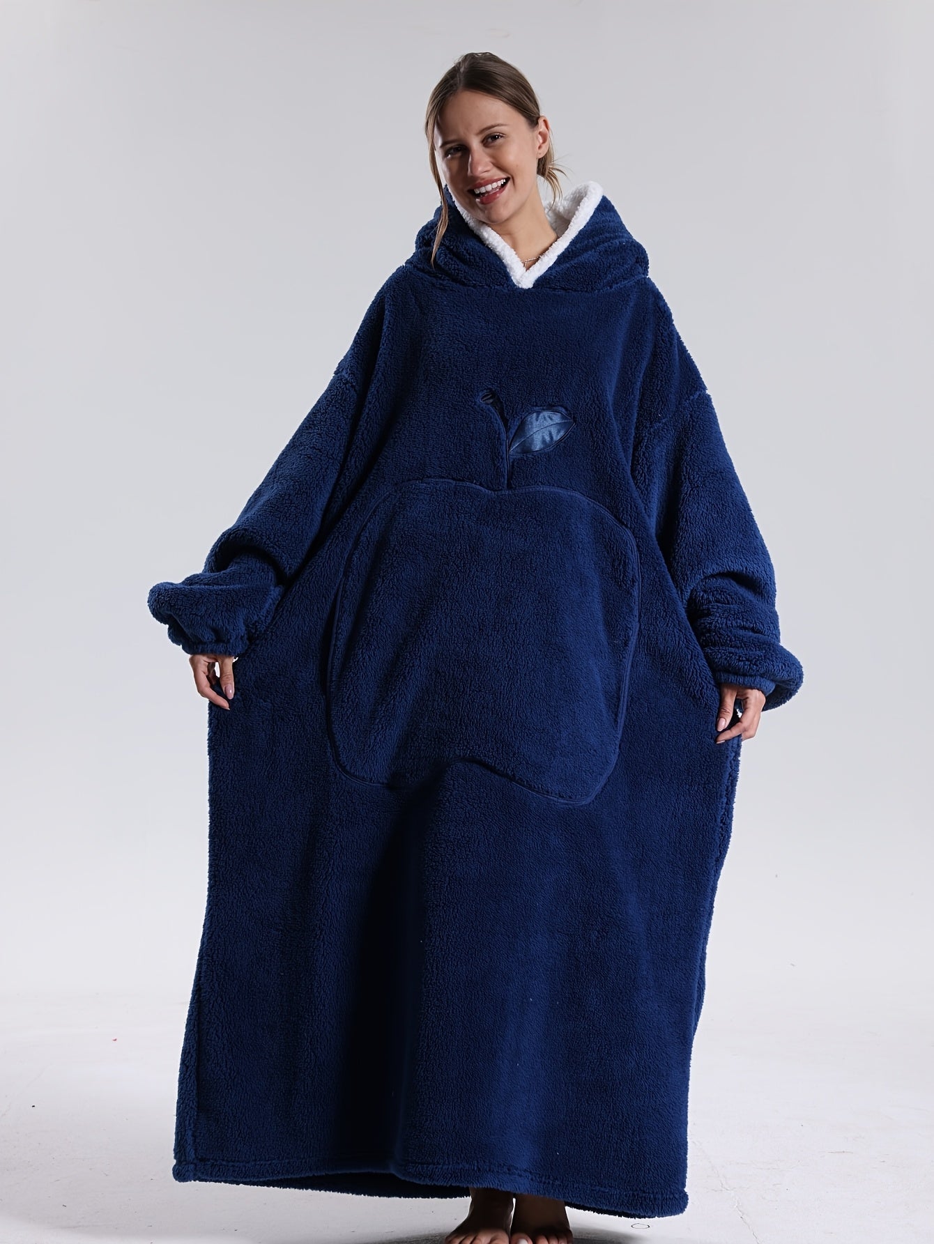 Deckenpullover Einheitsgröße mit Tasche & Bewegungsfreiheit – Bild 8