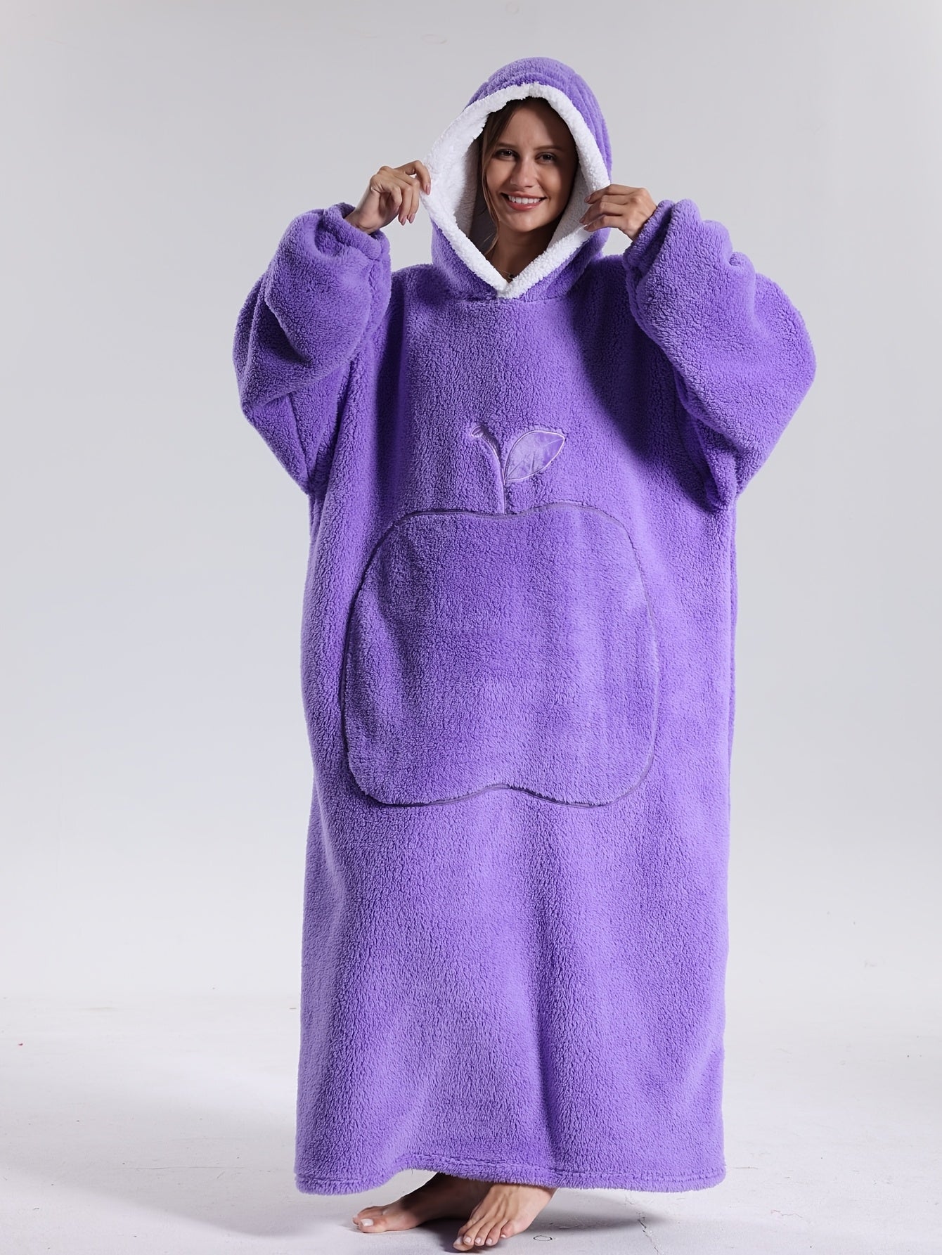 Deckenpullover Einheitsgröße mit Tasche & Bewegungsfreiheit – Bild 4