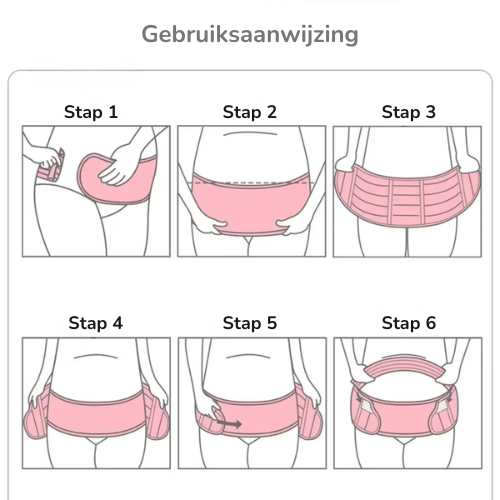 Schwangerschaftsband 3-in-1: Elastisch, verstellbar, S-XXL – Bild 8