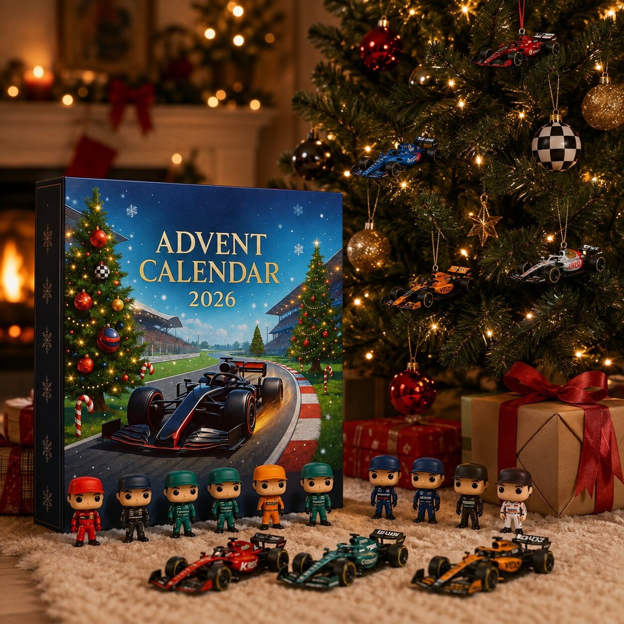 Adventskalender F1 2026: 24 Rennwagen & Figuren für Fans – Bild 3