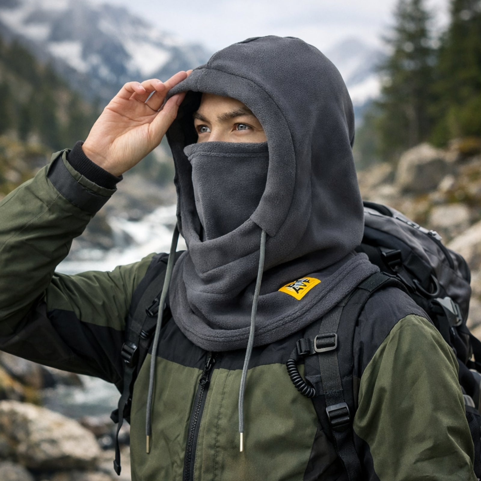 Sturmhaube Unisex Feuchtigkeitsableitend Verstellbar – Bild 11