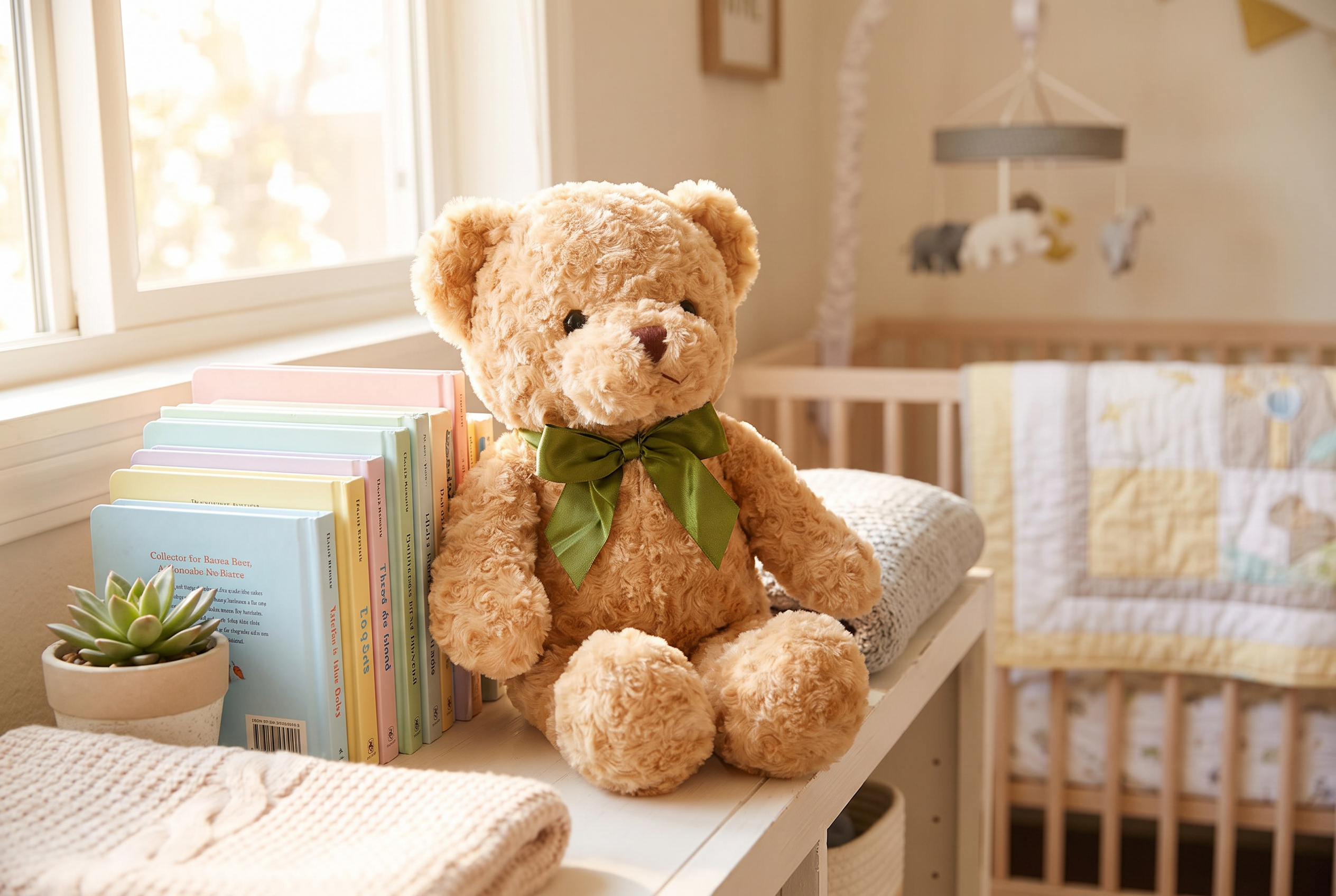 Plüsch-Teddybär mit Strukturfell – Ideal als Geschenk & Deko – Bild 8