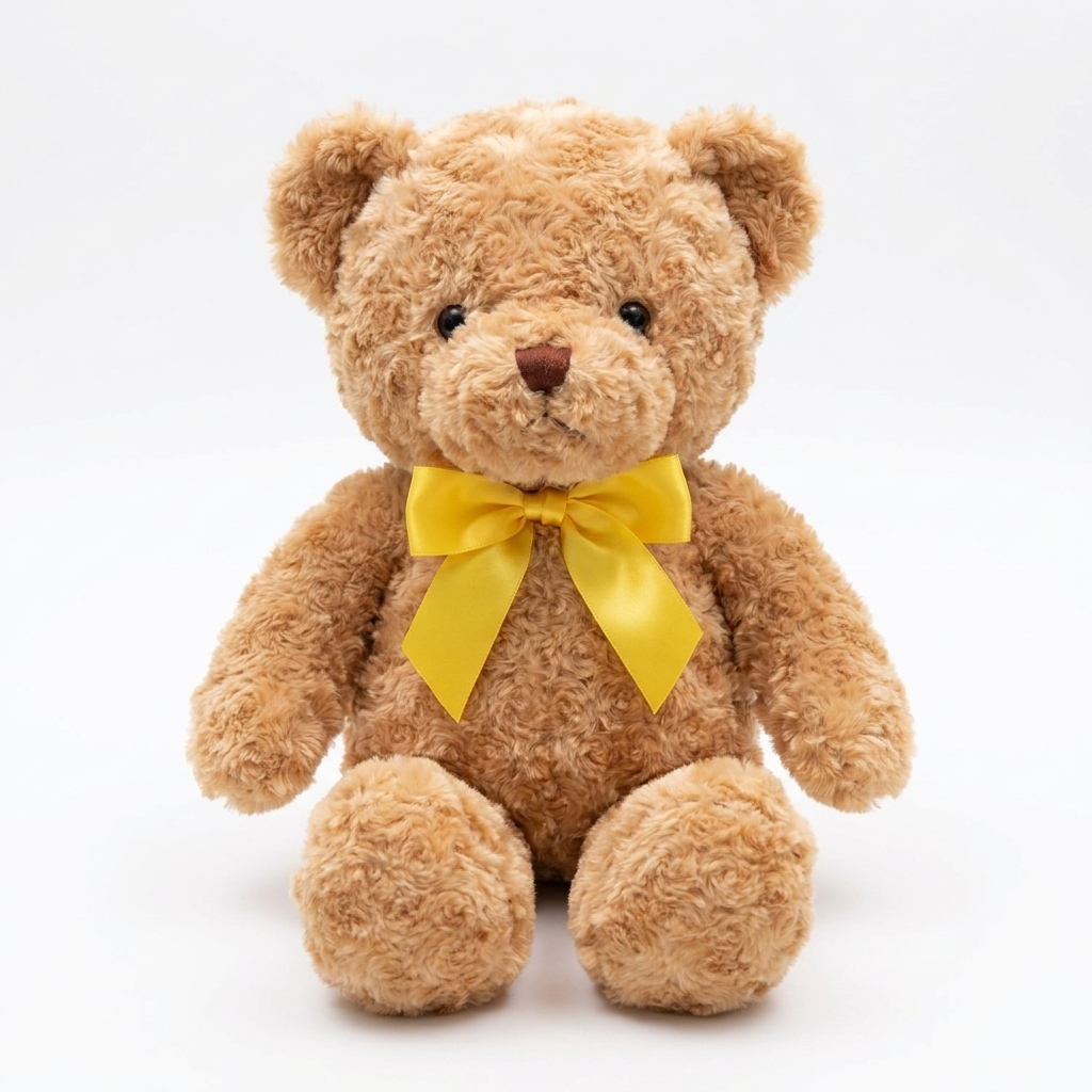 Plüsch-Teddybär mit Strukturfell – Ideal als Geschenk & Deko – Bild 2