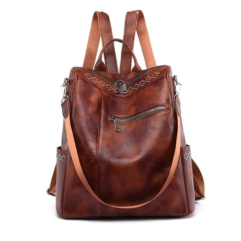 Damen Rucksack wandlungsfähig mit mehreren Fächern – Bild 4