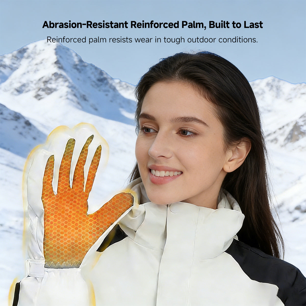 Beheizbare Handschuhe winddicht Touchscreen rutschfest – Bild 12