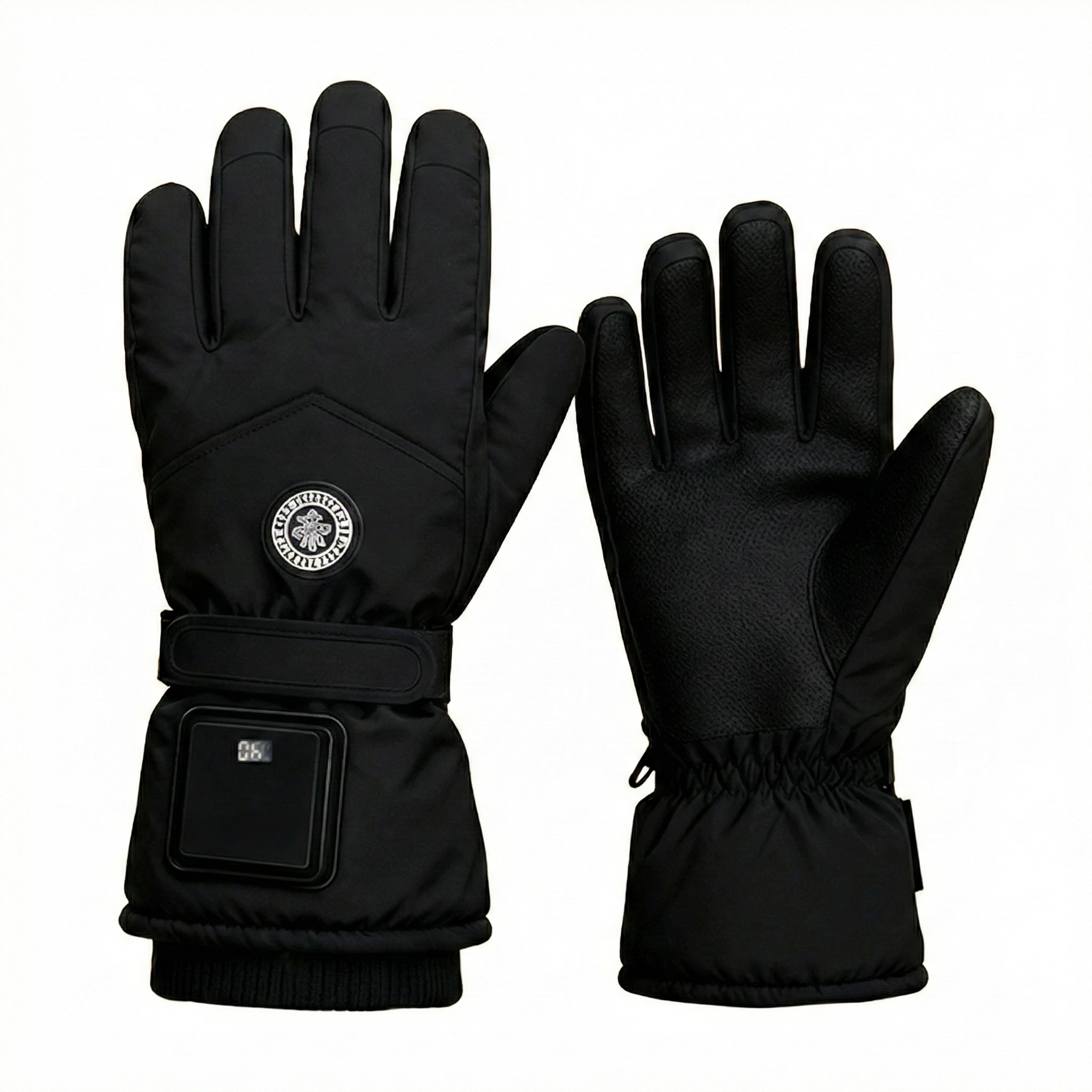 Beheizbare Handschuhe winddicht Touchscreen rutschfest – Bild 2