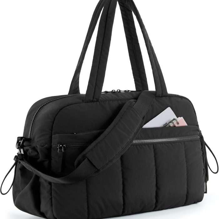 Womens-Duffle-Bag-with-Pocket-Gym-Travel-Work-Carryall-2
